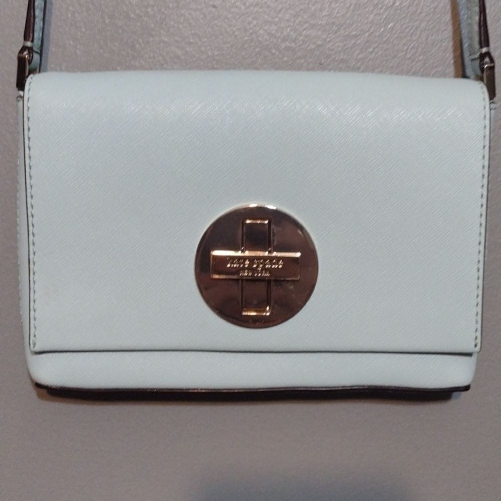 Kate Spade light blue crossbody small purse